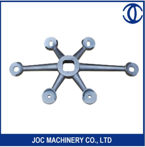 4 Way Spider Clamp Cast Cartain Wall Glass Mittings